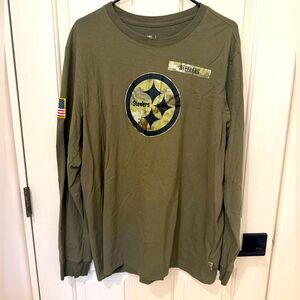 NFL Steelers army special edition 
long sleeve T-shirt XL